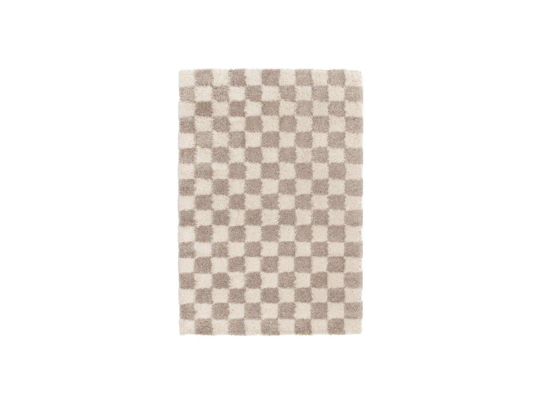 Damian - Tapis Poils Longs - Motifs Damier