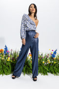 La Blouse Emy Blue Snake