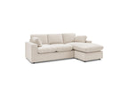 Belair - Canapé D'Angle Fixe Réversible Compact - Tissu