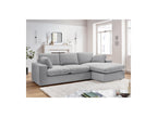 Belair - Canapé D'Angle Fixe Réversible Compact - Tissu