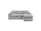 Belair - Canapé D'Angle Fixe Réversible Compact - Tissu