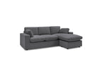 Belair - Canapé D'Angle Fixe Réversible Compact - Tissu