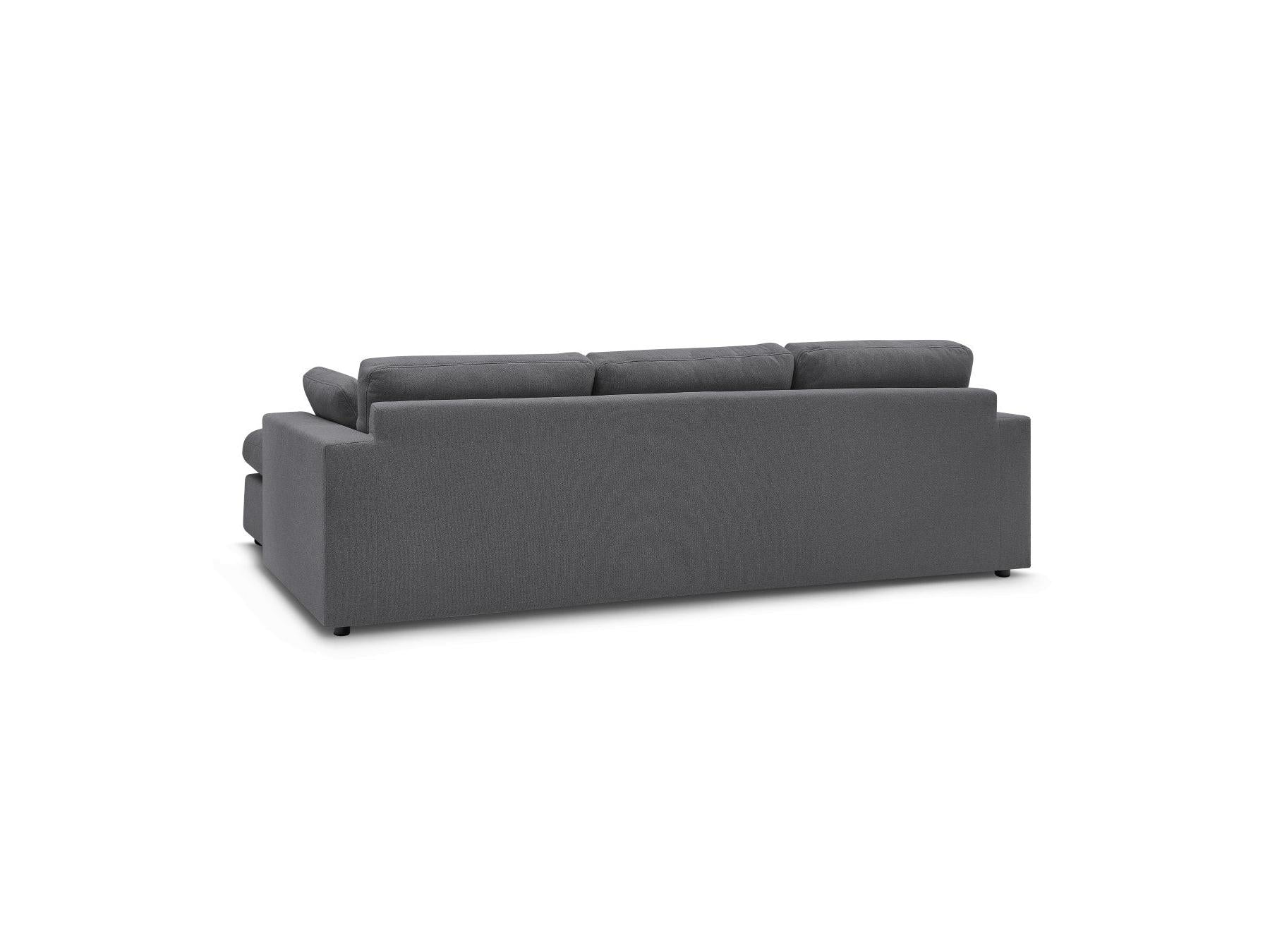 Belair - Canapé D'Angle Fixe Réversible Compact - Tissu