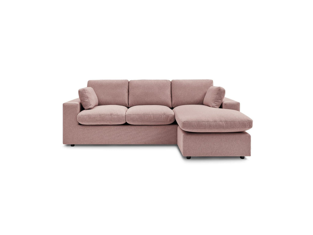 Belair - Canapé D'Angle Fixe Réversible Compact - Tissu
