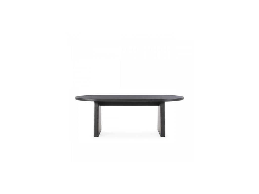 Pablo - Table À Manger Ovale - Placage Noyer