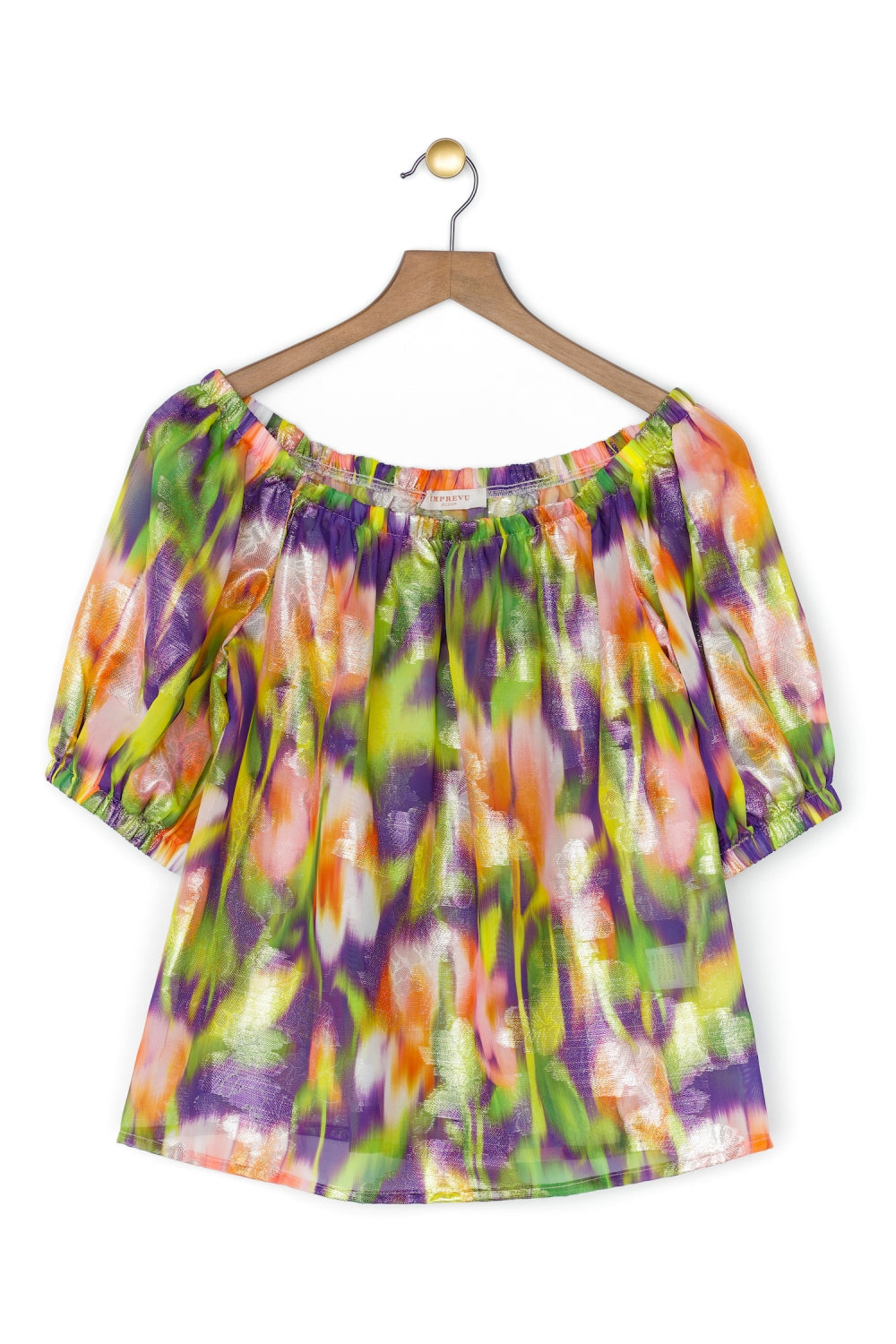 La Blouse Bardot Fuzzy Flower