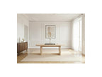 Pablo - Ensemble Avec Table À Manger Ovale Placage Noyer + Chaises Tanya Tissu Texturé - Lot De 6 Chaises