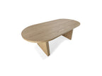 Pablo - Ensemble Avec Table À Manger Ovale Placage Noyer + Chaises Tanya Tissu Texturé - Lot De 6 Chaises