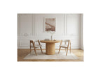 Prado - Table À Manger Ronde Extensible 110 À 210 Cm - Placage Chêne Massif