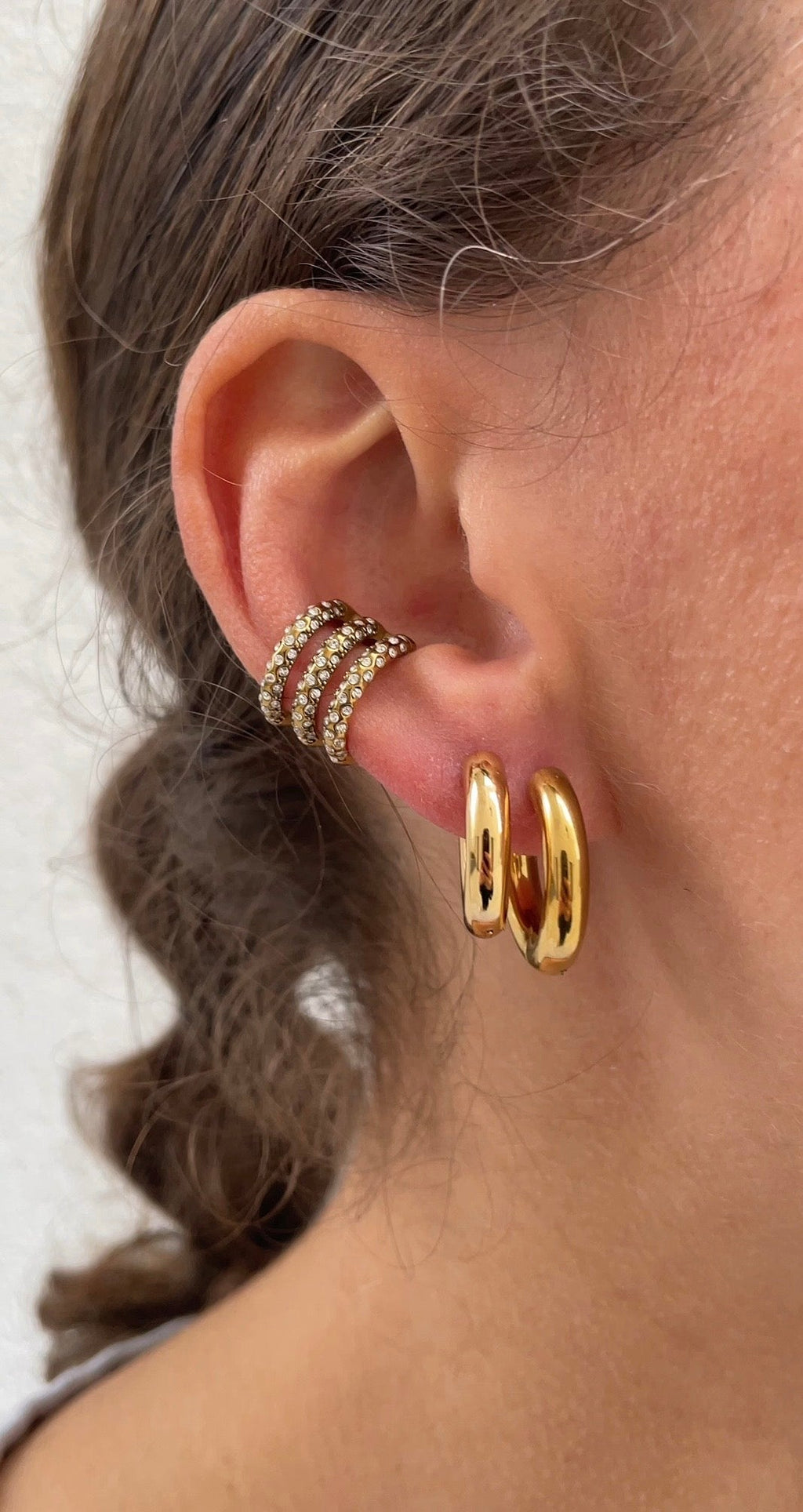 Earcuff Trio Gems