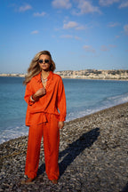 Chemise Fluide Kloé - Orange