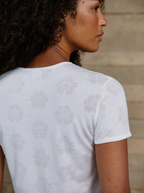 Tee-Shirt Full White Daisies