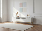 Kasha - Meuble Tv Avec Niche - Pieds Or