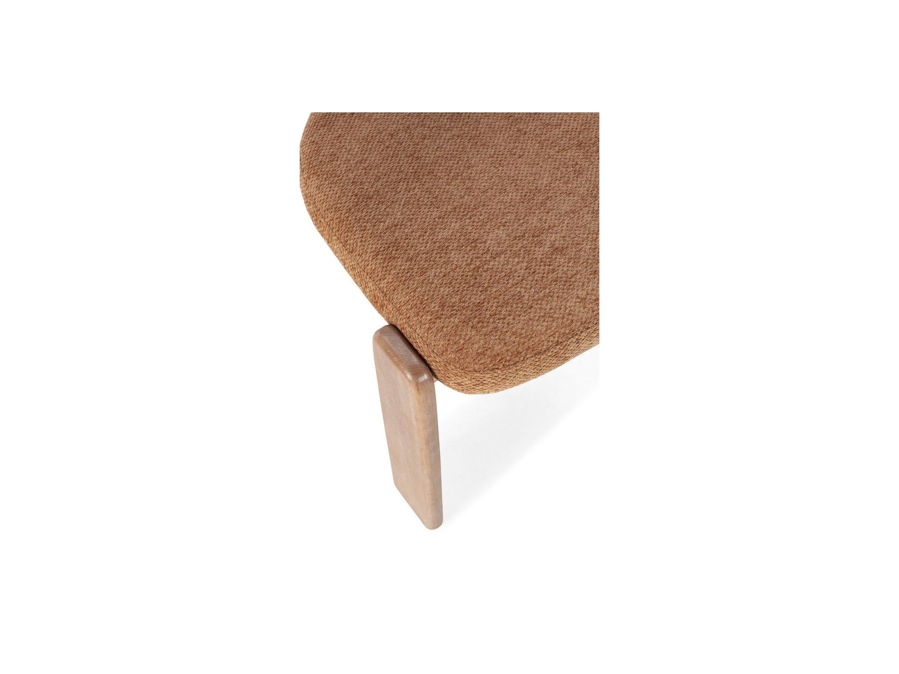 Pablo - Ensemble Avec Table À Manger Ovale Placage Noyer + Chaises Tanya Tissu Texturé - Lot De 6 Chaises