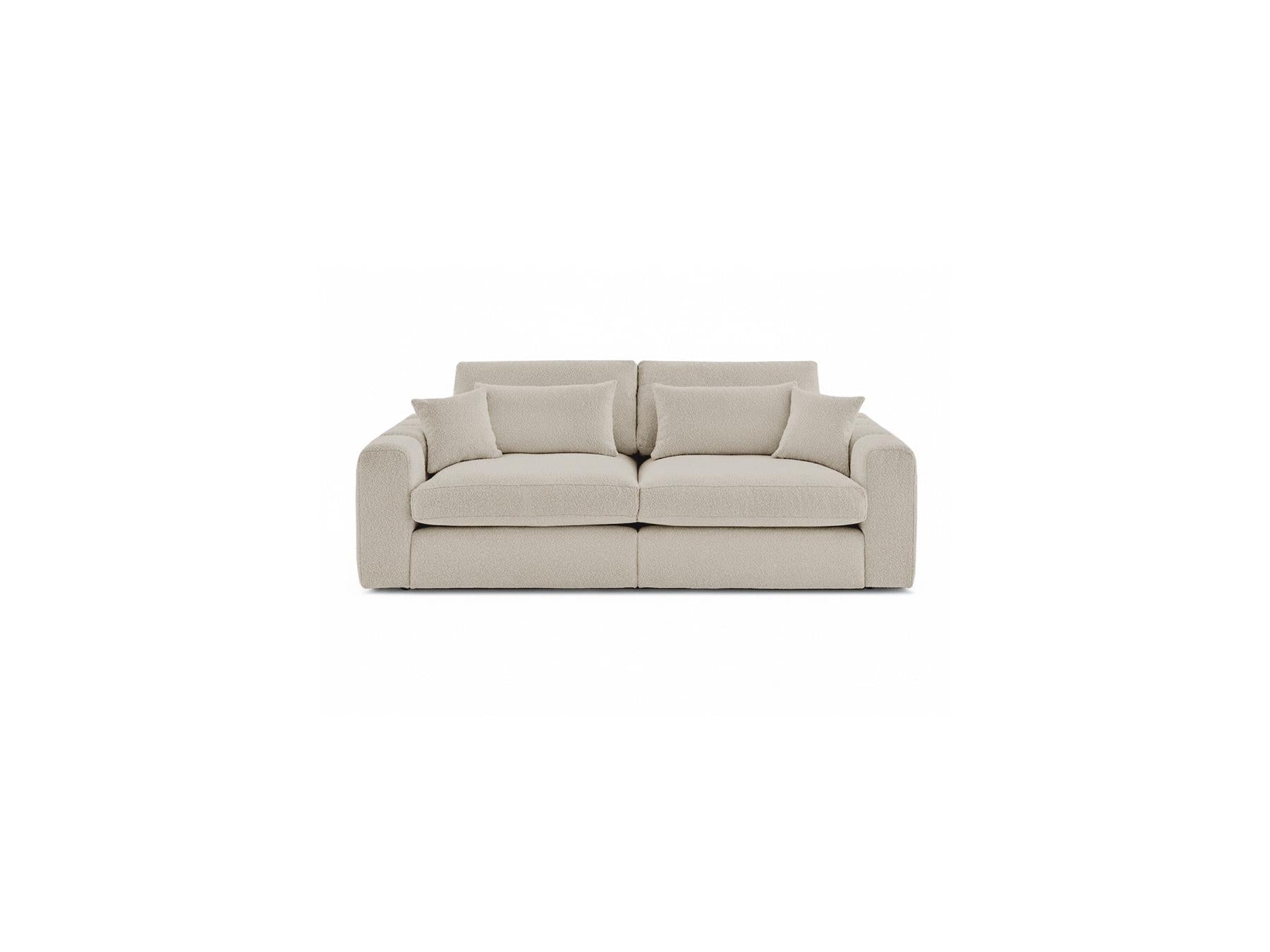 Belmont - Canapé Droit Fixe 2 Places - Tissu Bouclette