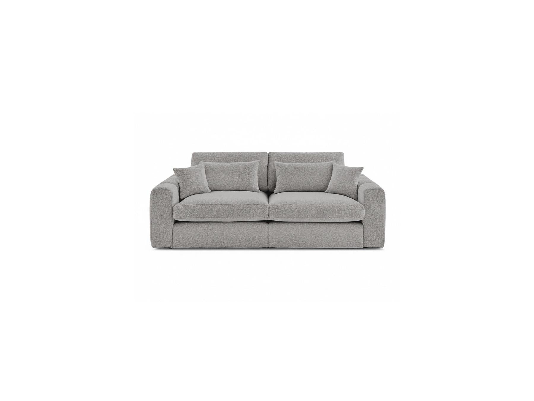 Belmont - Canapé Droit Fixe 2 Places - Tissu Bouclette