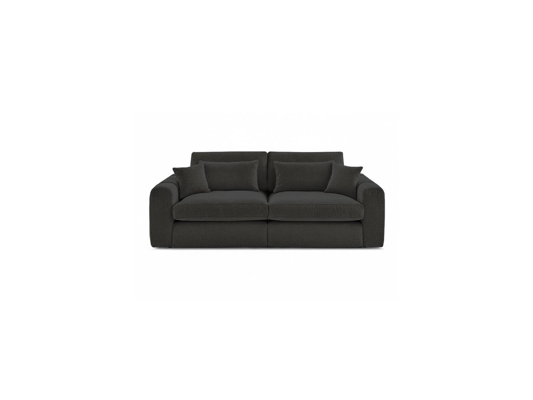 Belmont - Canapé Droit Fixe 2 Places - Tissu Bouclette