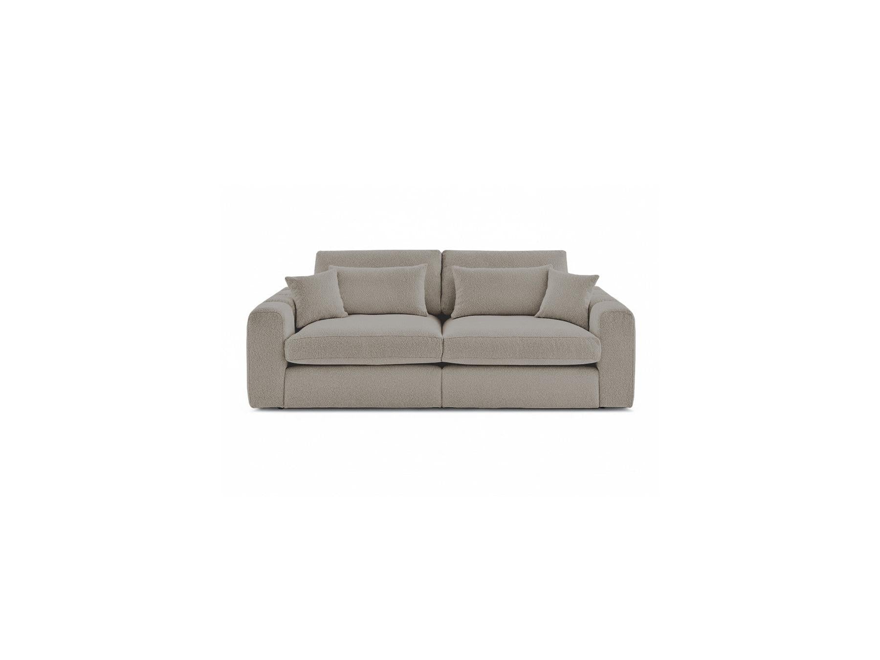 Belmont - Canapé Droit Fixe 2 Places - Tissu Bouclette