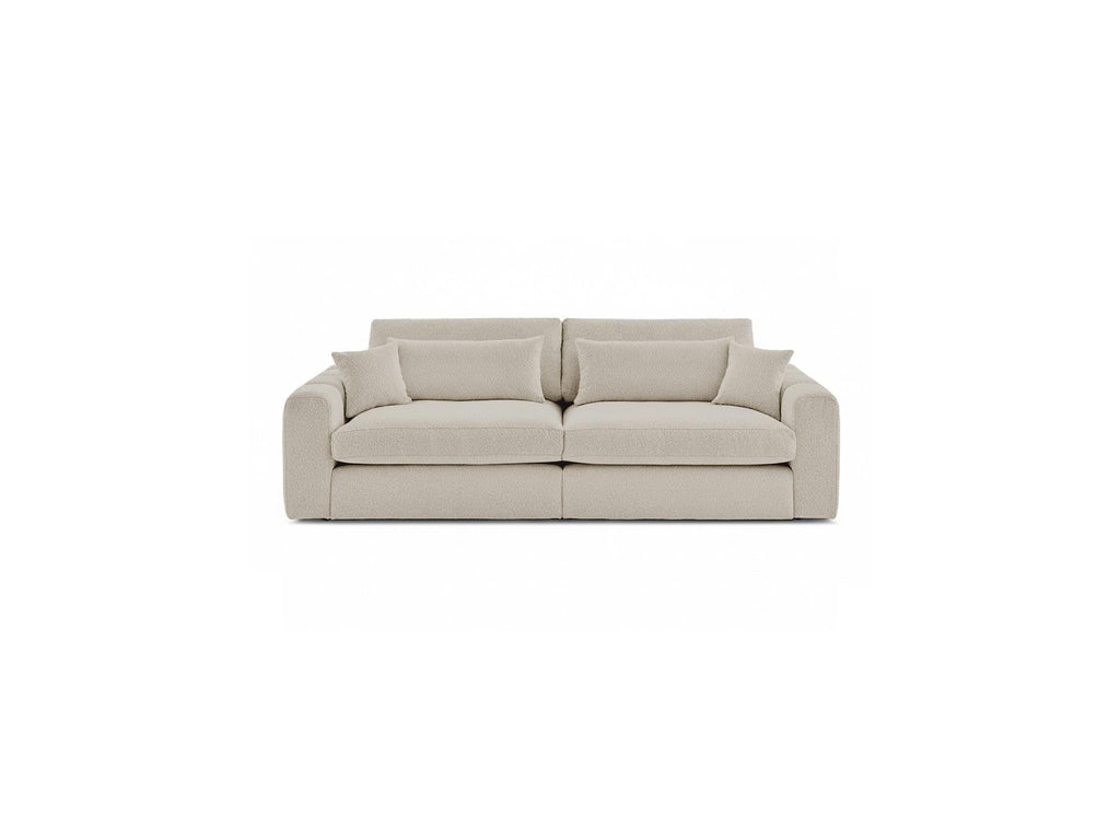 Belmont - Canapé Droit Fixe 3 Places - Tissu Bouclette