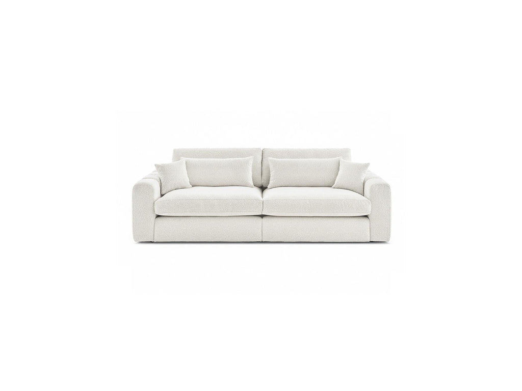 Belmont - Canapé Droit Fixe 3 Places - Tissu Bouclette