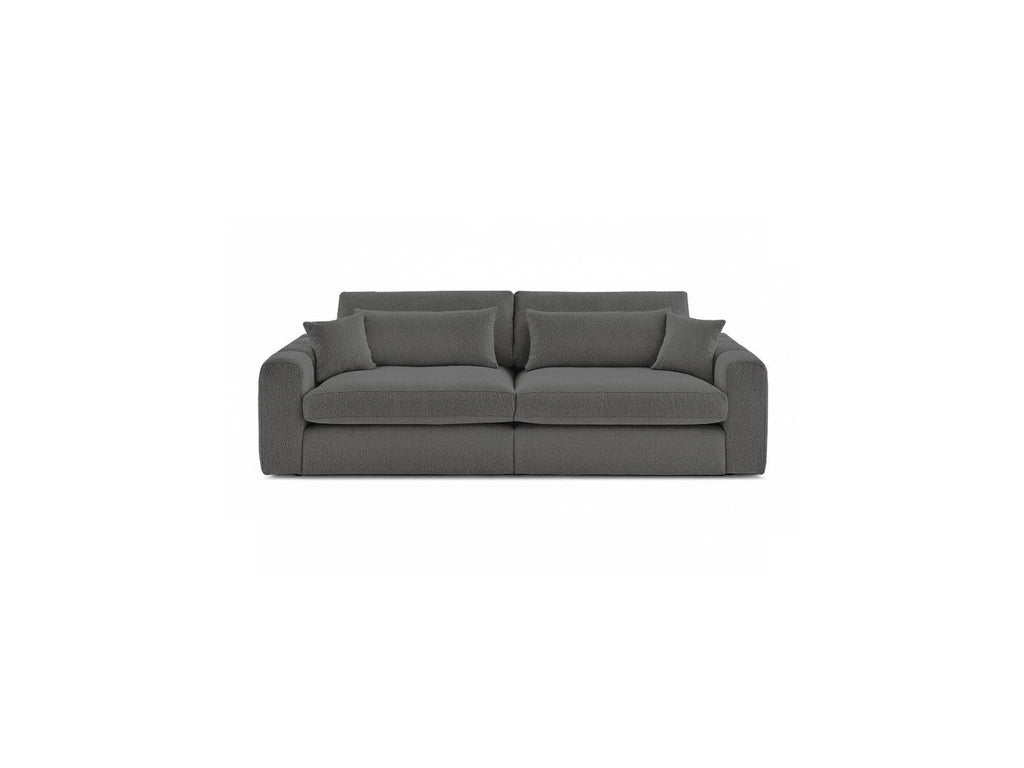 Belmont - Canapé Droit Fixe 3 Places - Tissu Bouclette