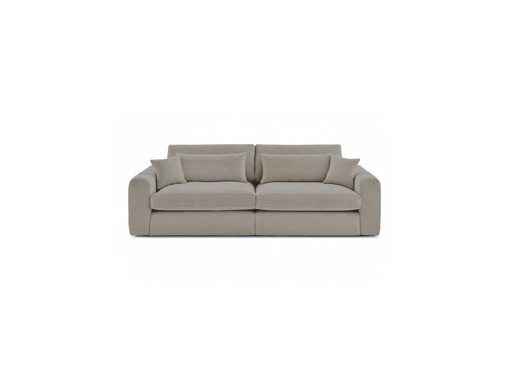 Belmont - Canapé Droit Fixe 3 Places - Tissu Bouclette
