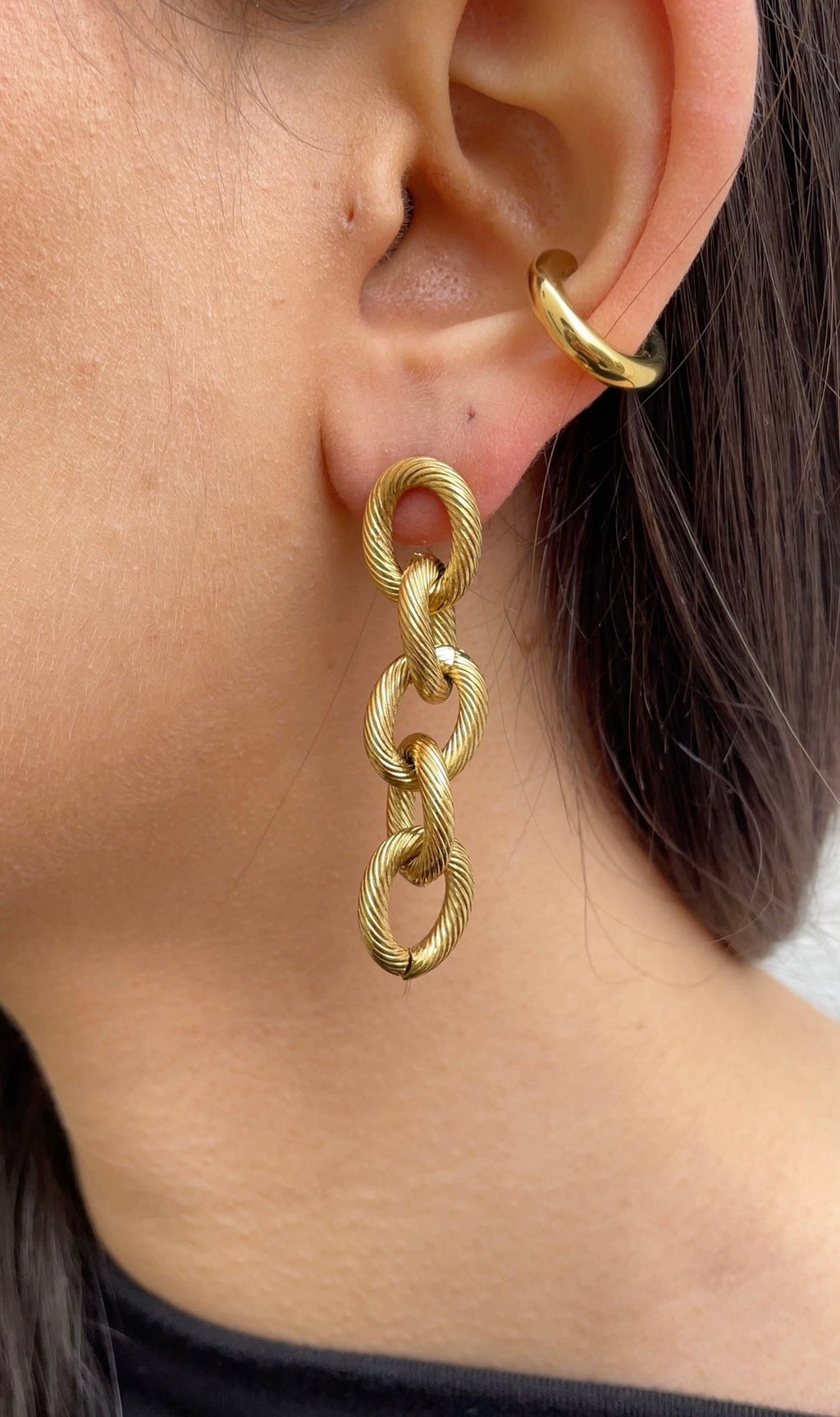 Boucles D'Oreilles Long Chain
