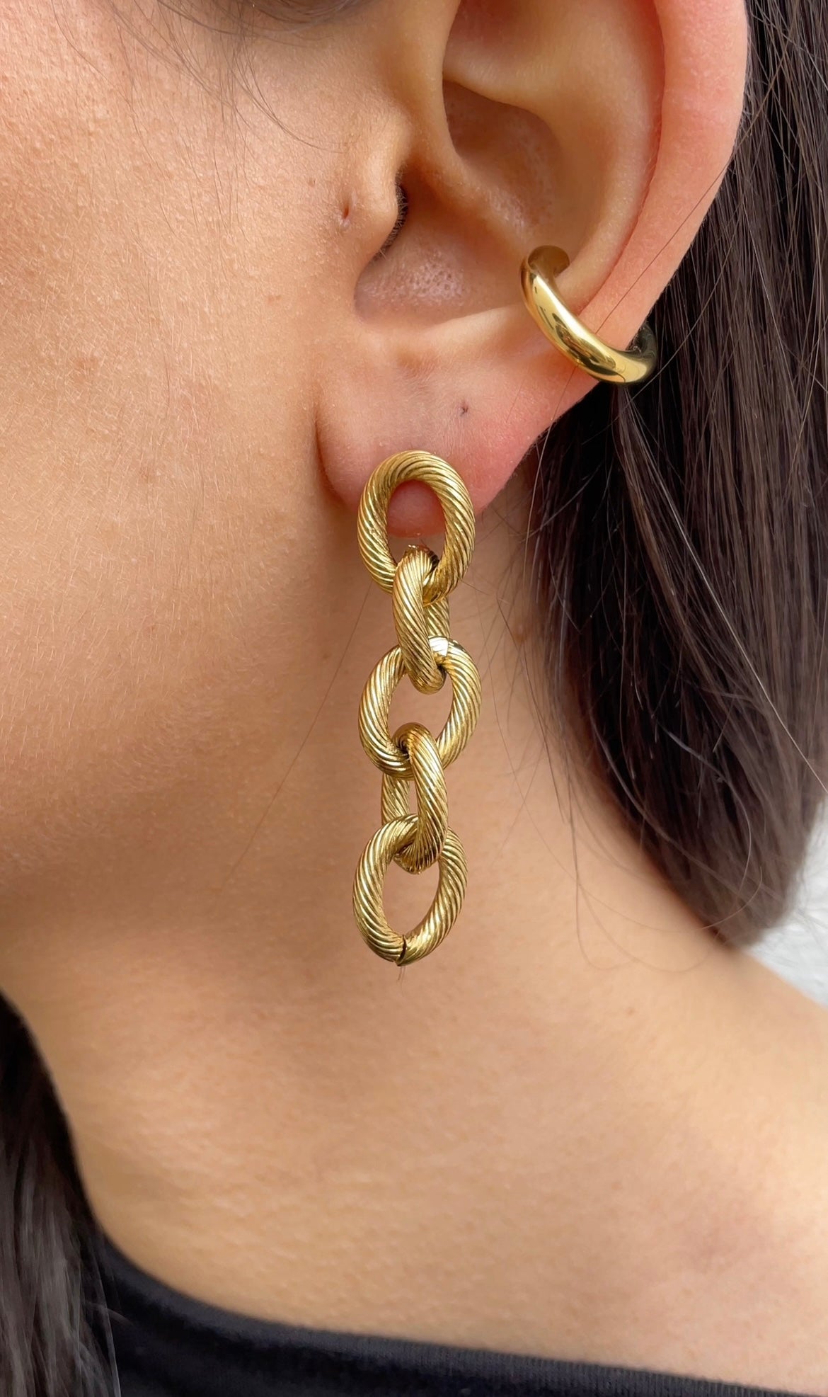 Boucles D'Oreilles Long Chain