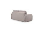 Kenan - Canapé Droit Convertible - Ouverture Express Tissu Bouclette
