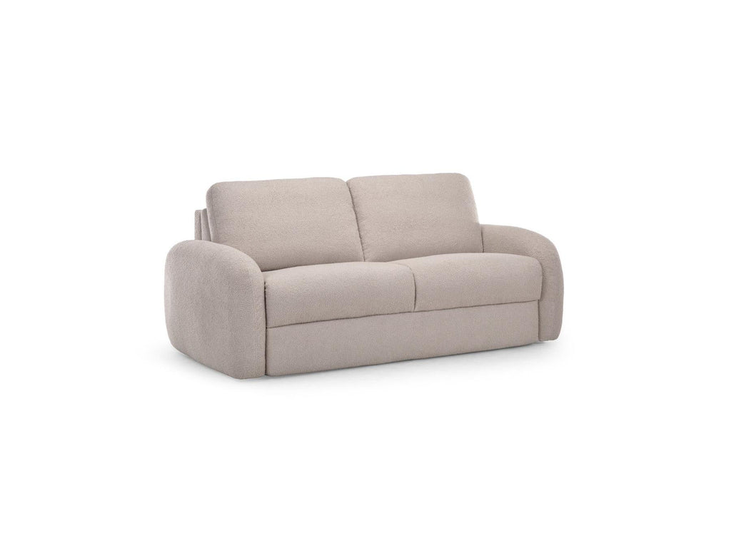 Kenan - Canapé Droit Convertible - Ouverture Express Tissu Bouclette