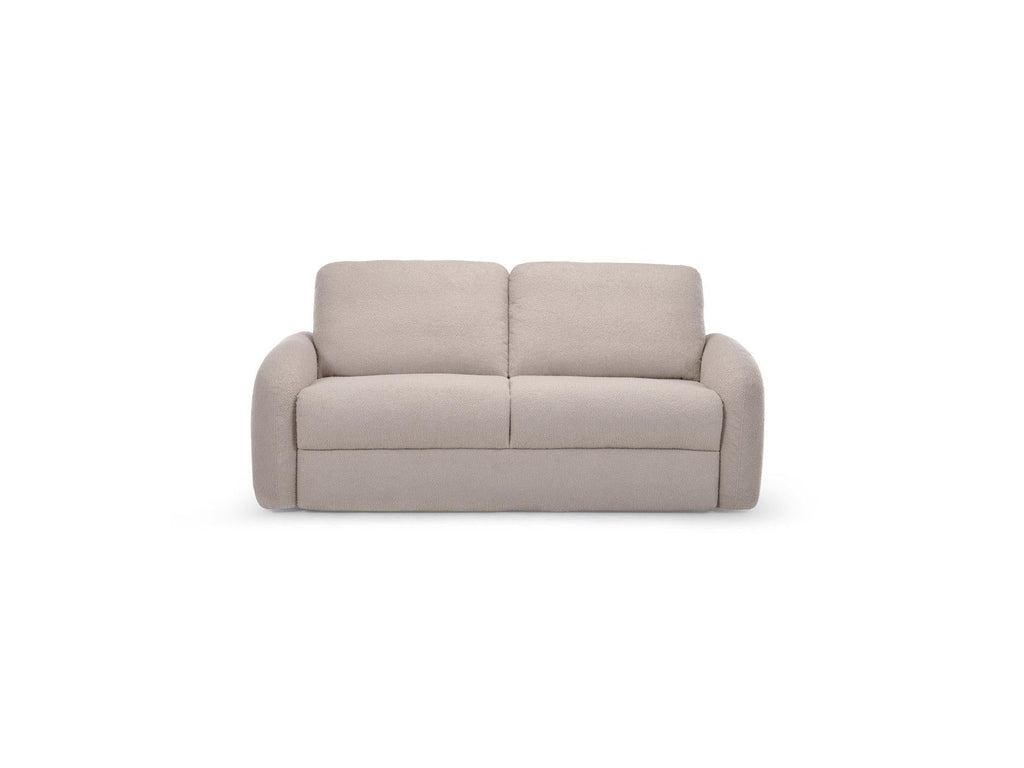 Kenan - Canapé Droit Convertible - Ouverture Express Tissu Bouclette