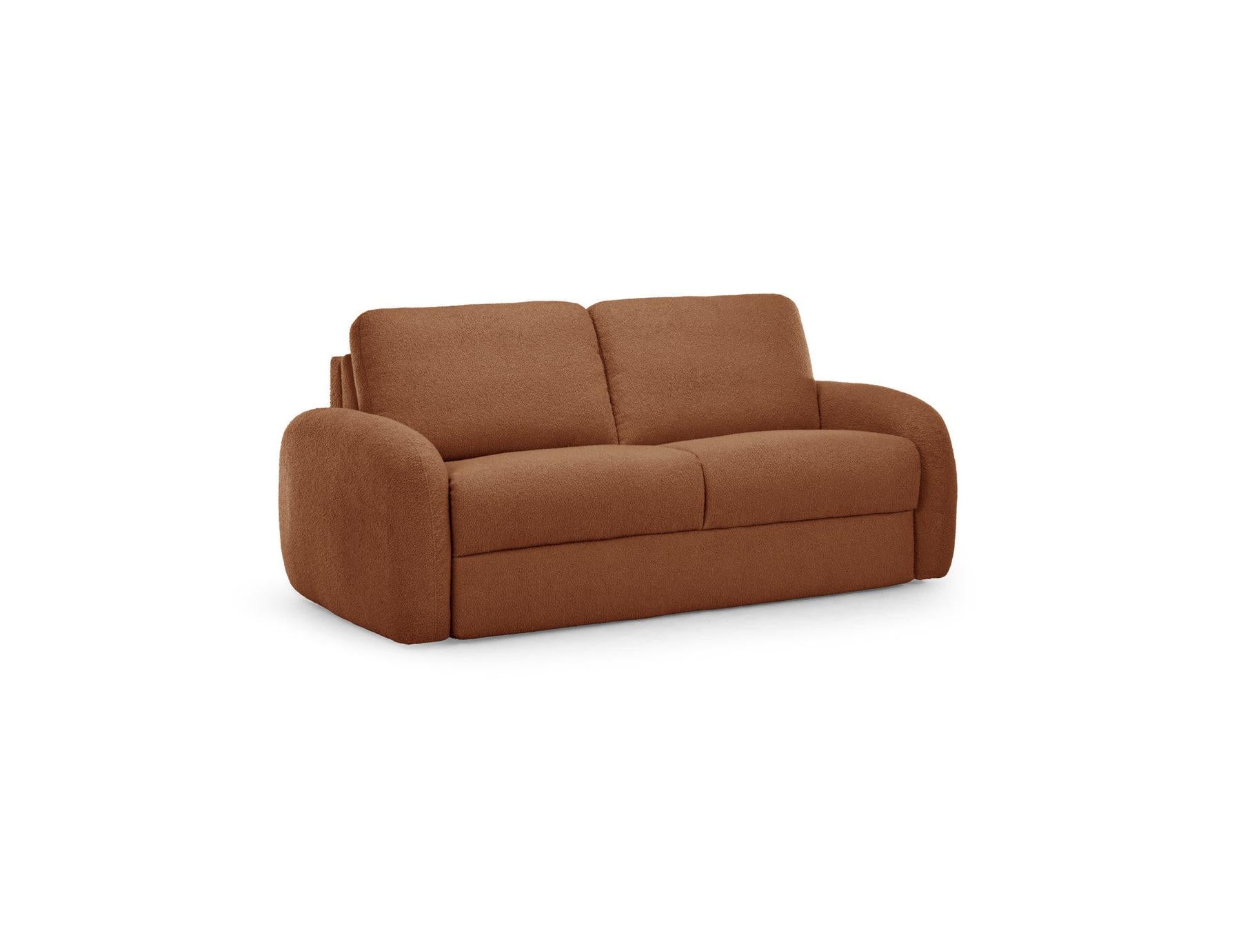 Kenan - Canapé Droit Convertible - Ouverture Express Tissu Bouclette