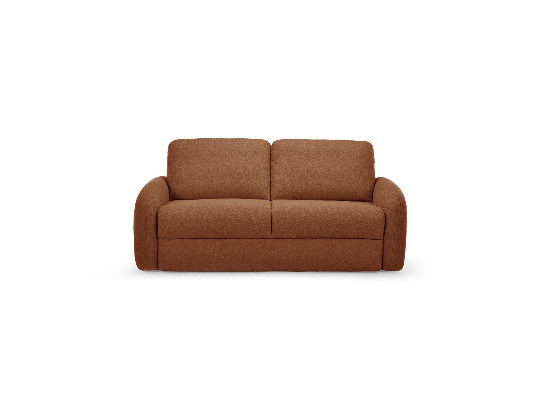 Kenan - Canapé Droit Convertible - Ouverture Express Tissu Bouclette
