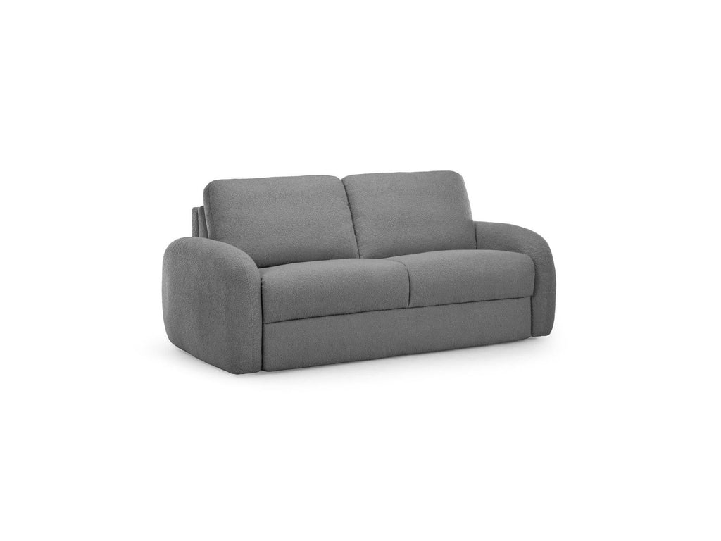 Kenan - Canapé Droit Convertible - Ouverture Express Tissu Bouclette
