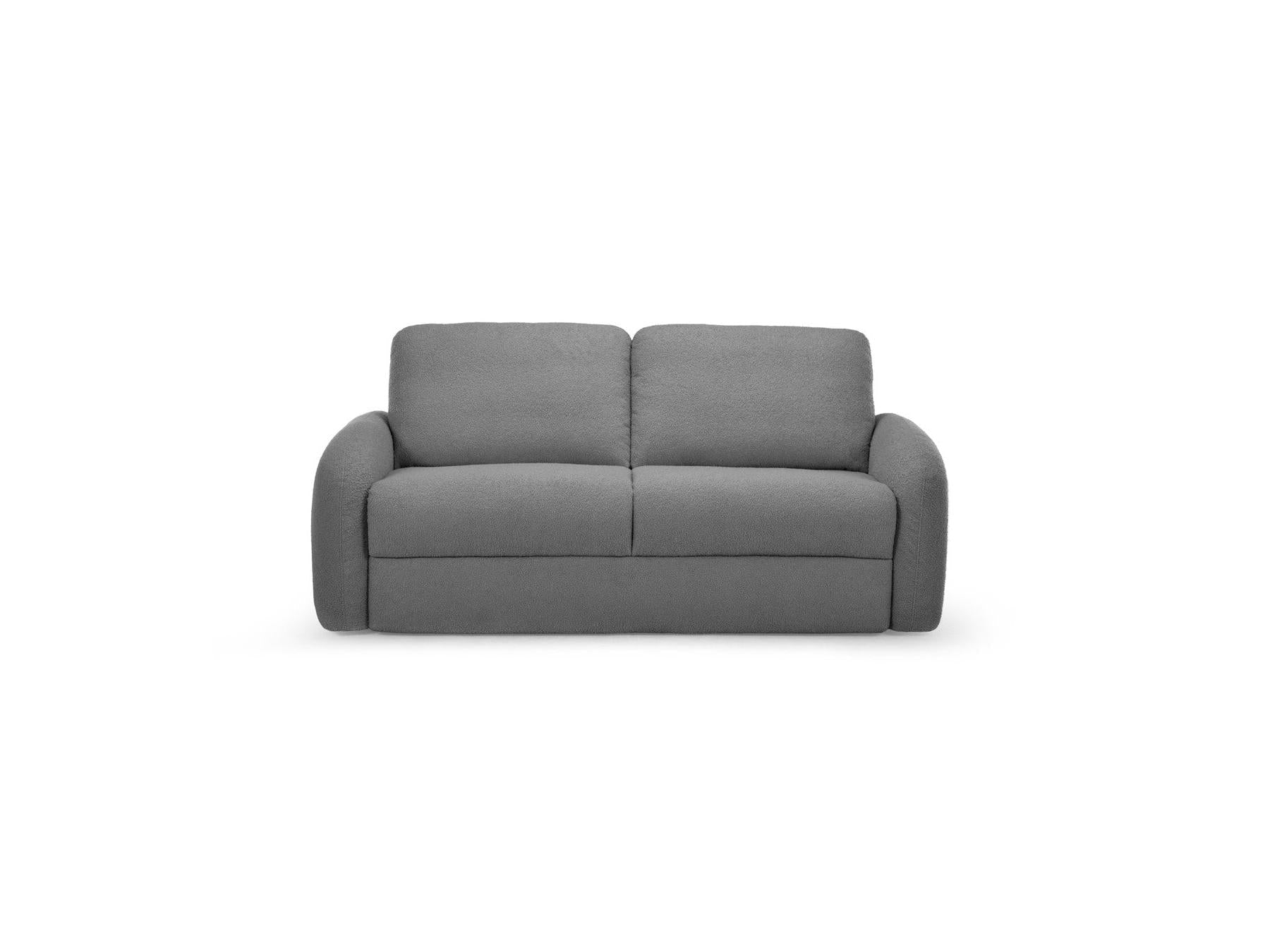 Kenan - Canapé Droit Convertible - Ouverture Express Tissu Bouclette