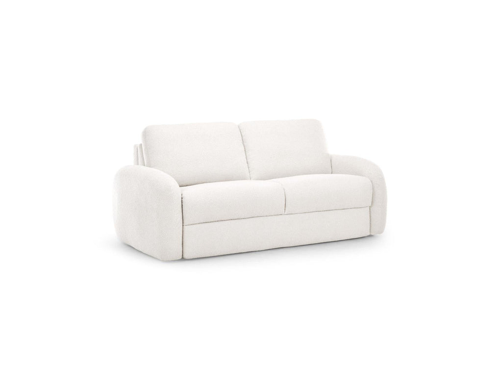 Kenan - Canapé Droit Convertible - Ouverture Express Tissu Bouclette
