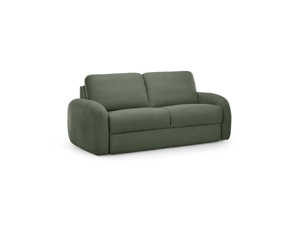 Kenan - Canapé Droit Convertible - Ouverture Express Tissu Bouclette