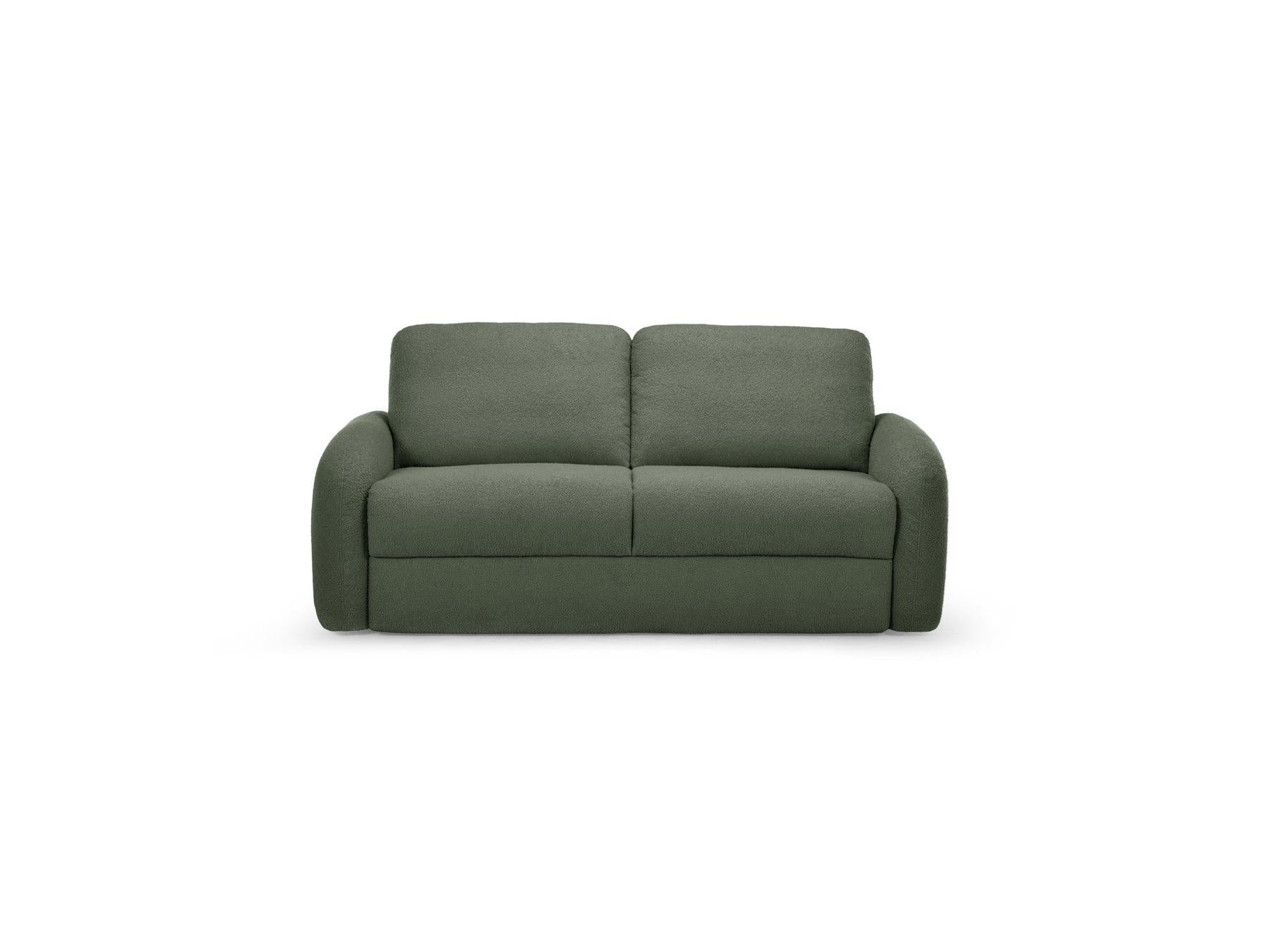 Kenan - Canapé Droit Convertible - Ouverture Express Tissu Bouclette