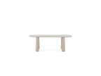 Sasha - Table À Manger Ovale - Beige