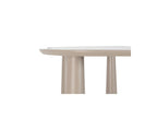 Sasha - Table À Manger Ovale - Beige