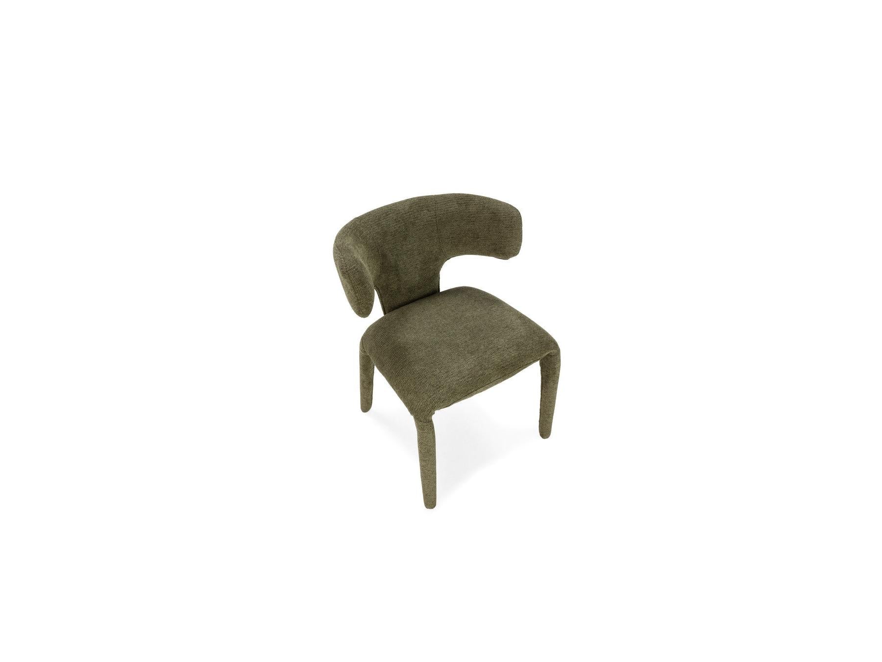 Sasha - Ensemble - Avec Table À Manger Ovale Beige + Chaises Mila Tissu Texturé - Lot De 4 Chaises