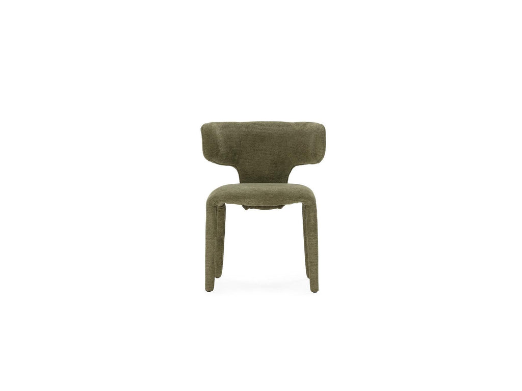 Sasha - Ensemble - Avec Table À Manger Ovale Beige + Chaises Mila Tissu Texturé - Lot De 4 Chaises
