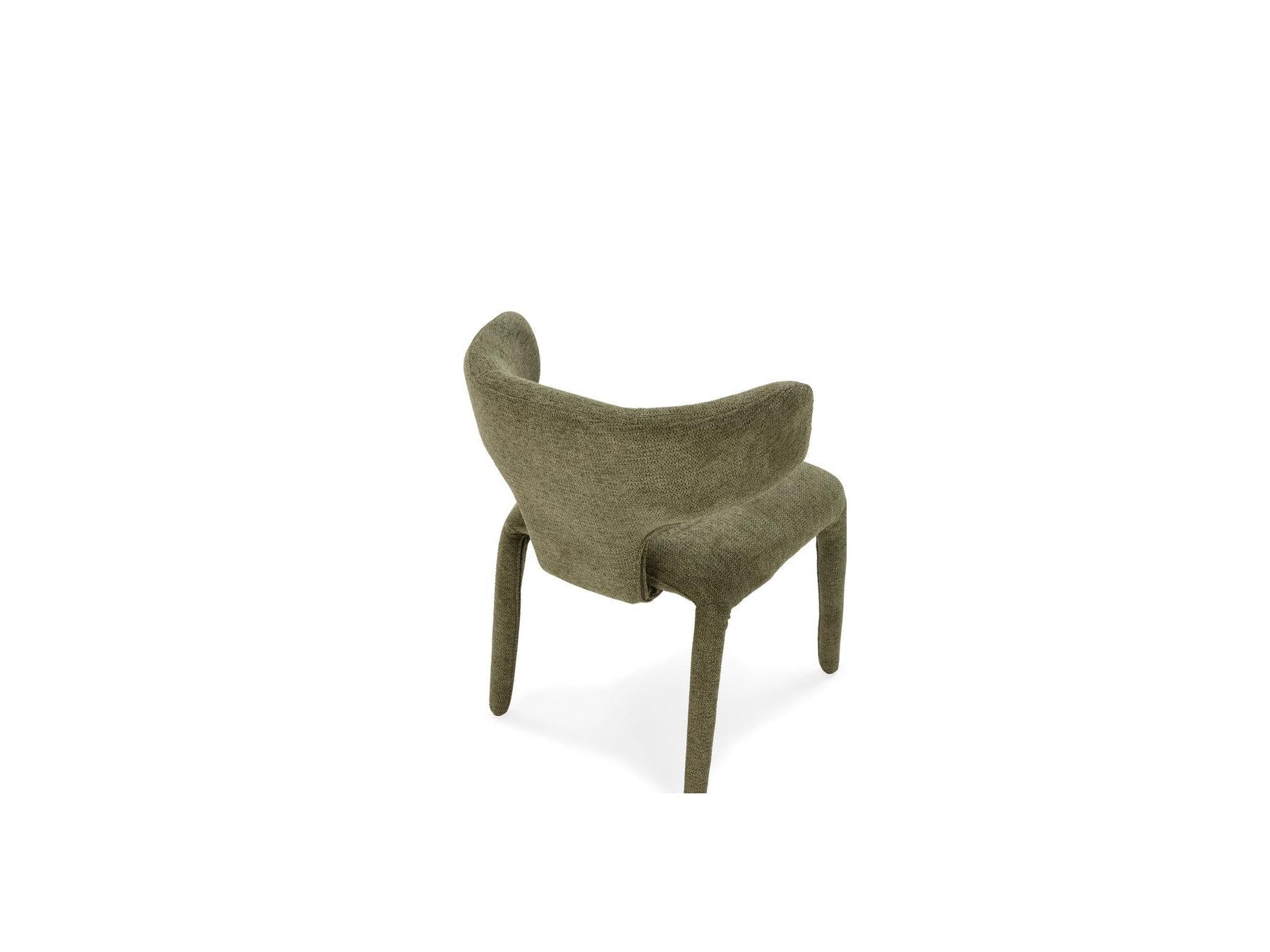 Sasha - Ensemble - Avec Table À Manger Ovale Beige + Chaises Mila Tissu Texturé - Lot De 4 Chaises