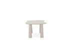 Sasha - Ensemble - Avec Table À Manger Ovale Beige + Chaises Mila Tissu Texturé - Lot De 6 Chaises
