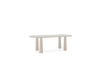 Sasha - Ensemble - Avec Table À Manger Ovale Beige + Chaises Mila Tissu Texturé - Lot De 4 Chaises