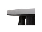 Gaston - Table À Manger Ronde - Placage Chêne
