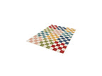 Gabrielle - Tapis Poils Ras - Motif Damier - Multicolore