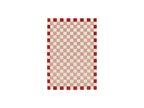 Myrlie - Tapis Poils Ras Myrlie Motif Damier - Rose