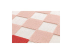 Myrlie - Tapis Poils Ras Myrlie Motif Damier - Rose