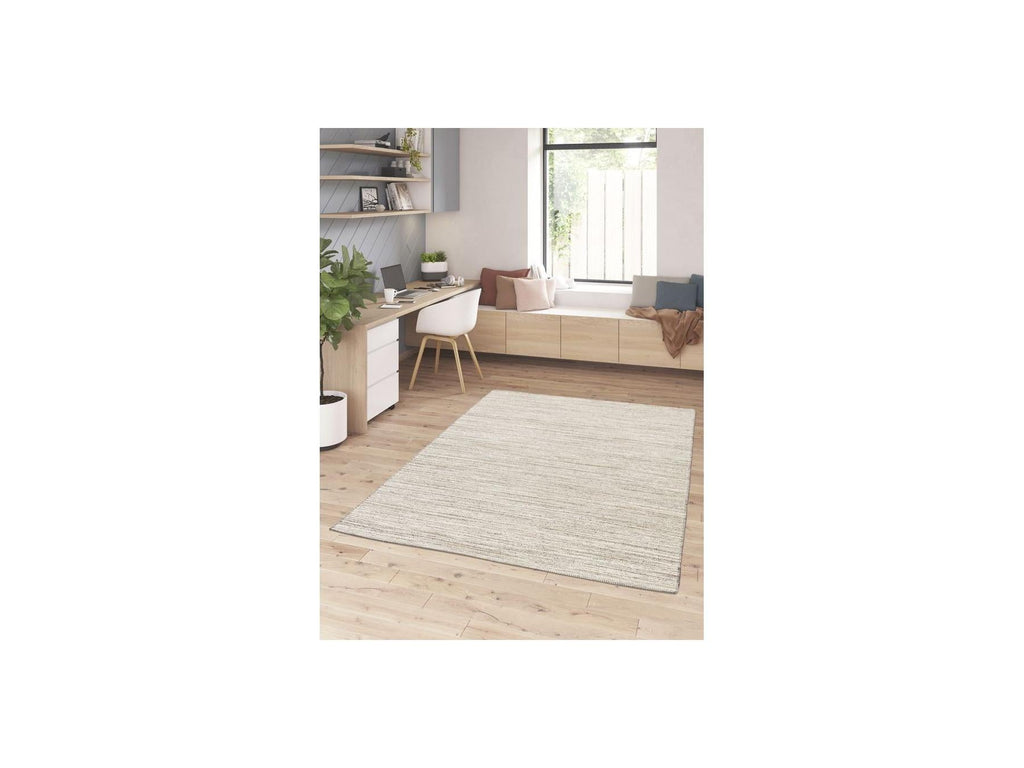 Nilo - Tapis Tissage Gobelin - Uni - Beige